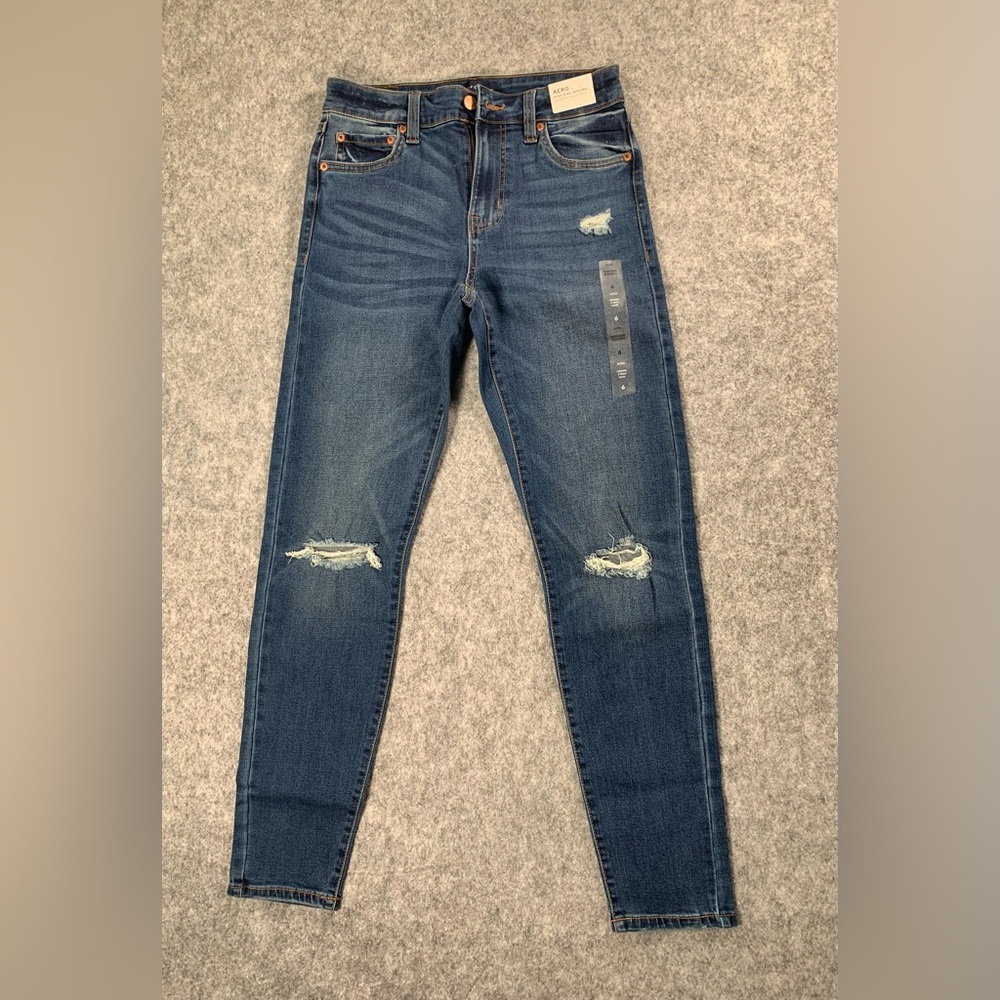 Aeropostale Men's Skinny Jeans in Dark Blue